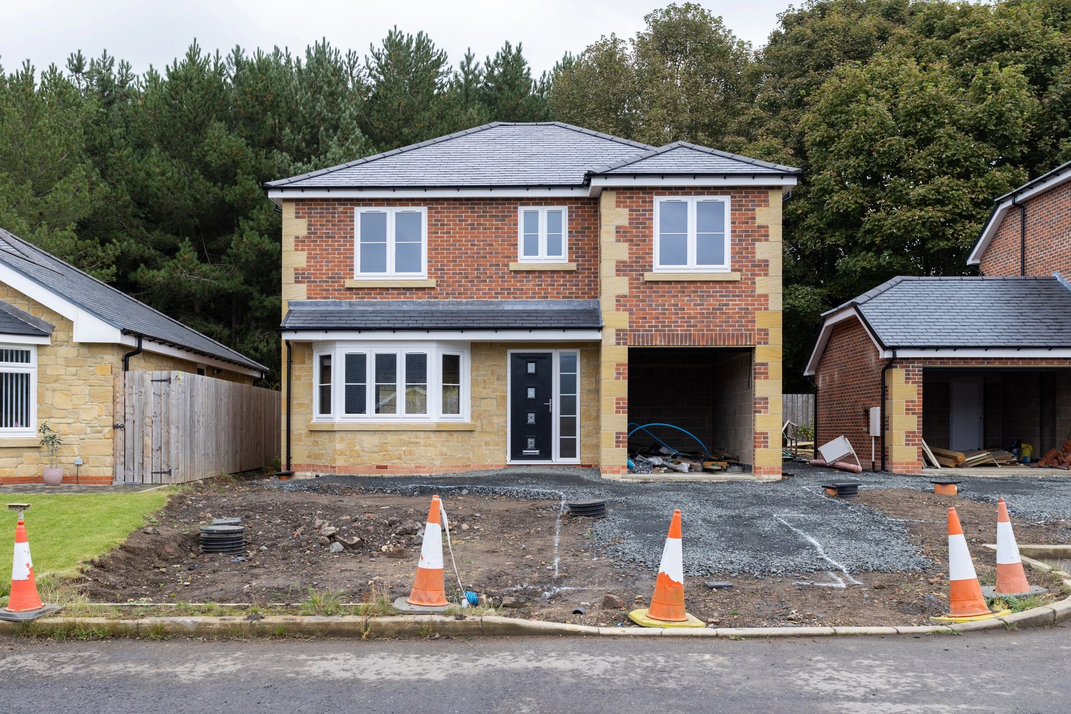 Modern UK residential property exterior