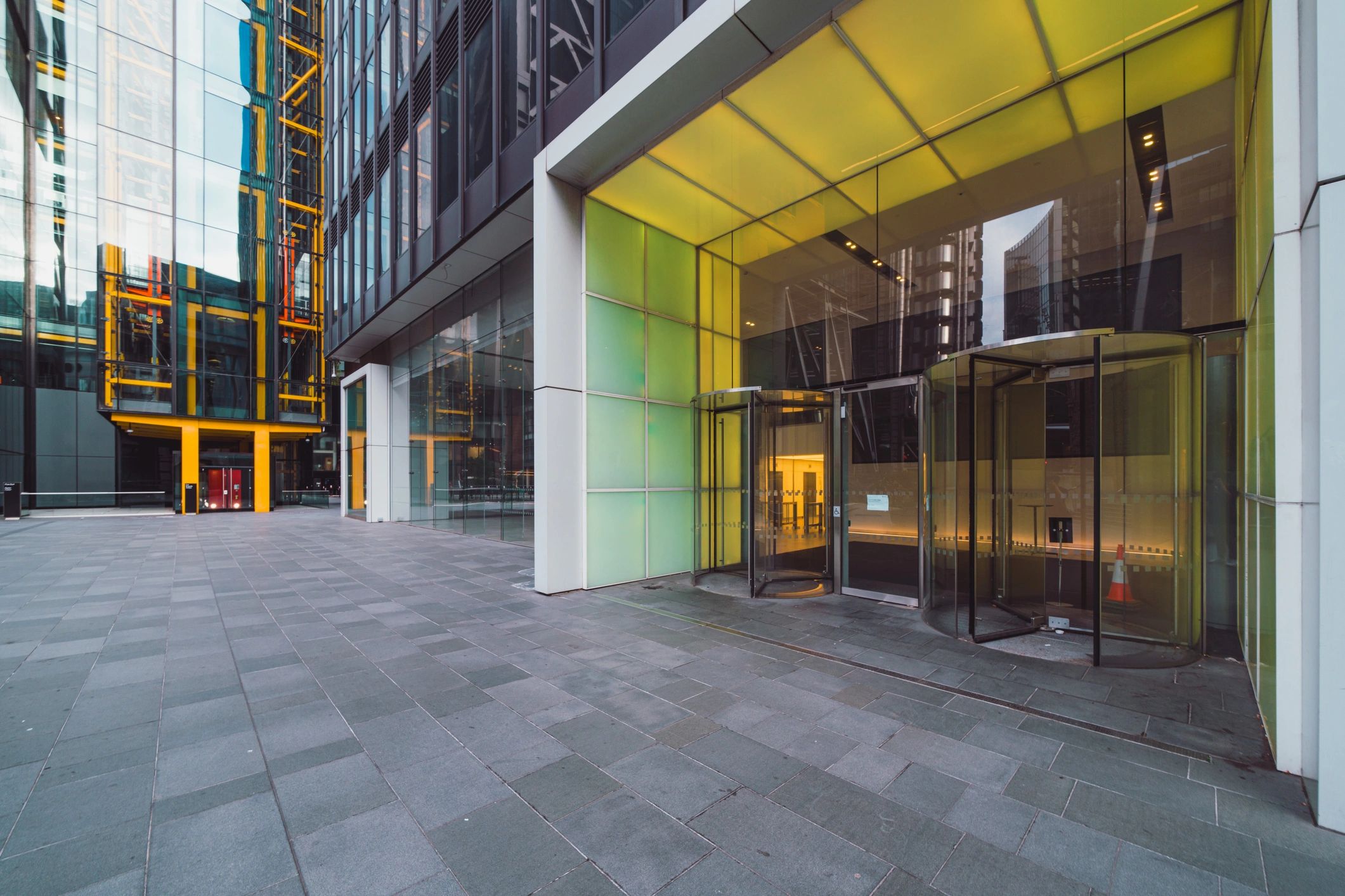 Modern office building entrance representing Chennie Investment Ltd